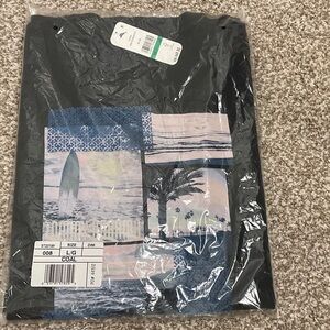 Tommy Bahama Black Graphic Short Sleeve Tee